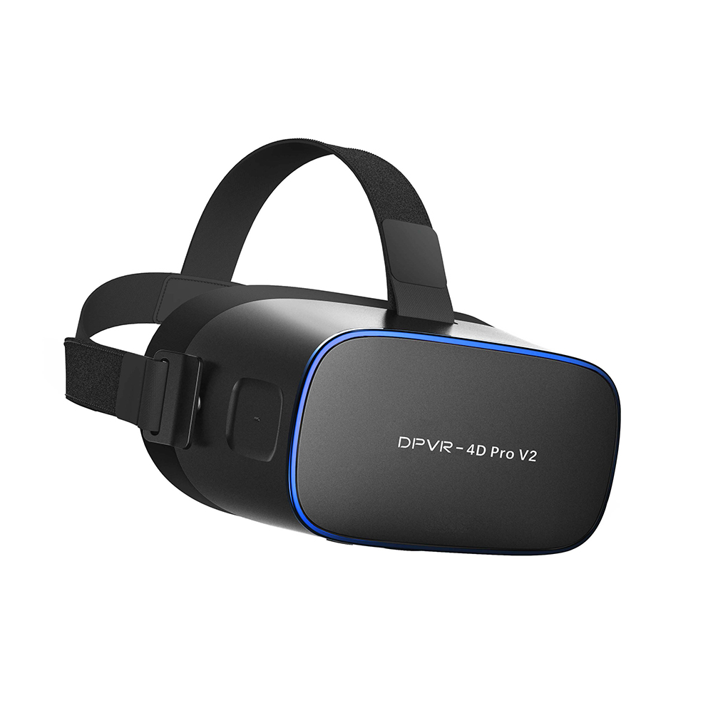 DPVR-4D Pro VRヘッドマウントディスプレイ 高解像度ディスプレイ搭載、3DoFコントローラー付属。スタンド